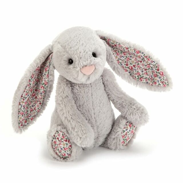 Jellycat Blossom Bashful Silver Bunny Medium