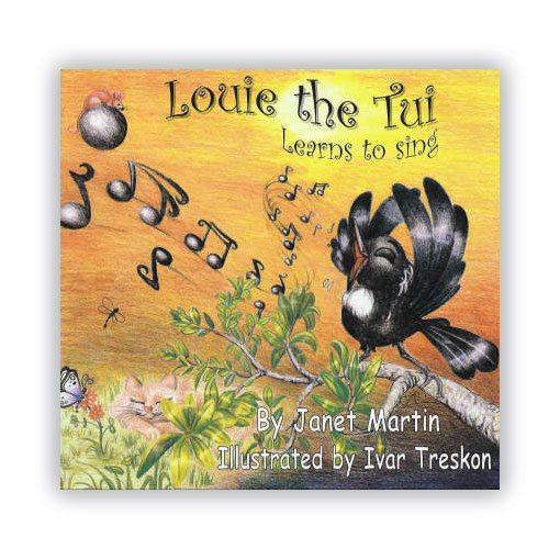 Louie the Tui Learns to Sing Book