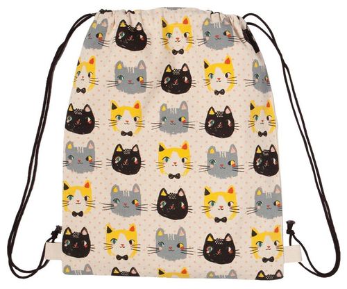 Meow Meow Drawstring Backpack