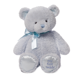 My First Teddy Bear Blue 38cm