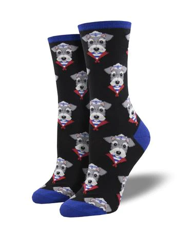 Snazzy Schnauzer Socks