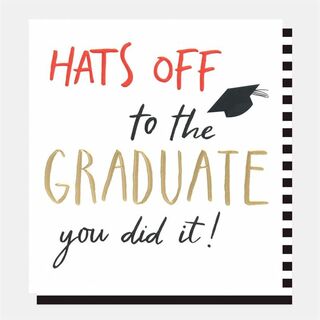 Hats Off To The Graduate Graduation Card