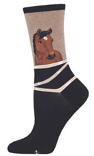 Hey Neigh-Bor Horse Socks