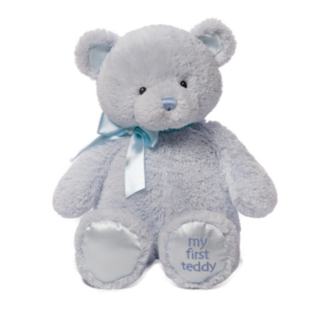 My First Teddy Bear Blue 38cm